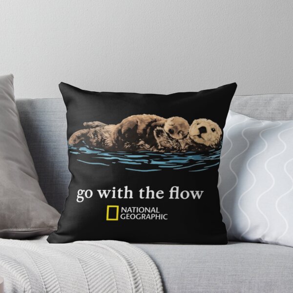 Item preview, Go With The Flow National Geographic Sea Otter Wil designed and sold by Noa Wilder.