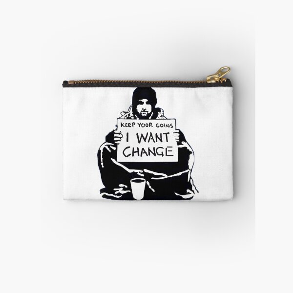 Item preview, Keep Your Coins, I Want Change Street Art ⭐⭐⭐⭐⭐ designed and sold by kuzumia.