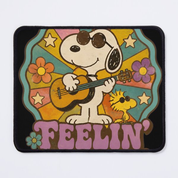 Item preview, Snoopy Feelin Groovy Guitar designed and sold by SKBlack.