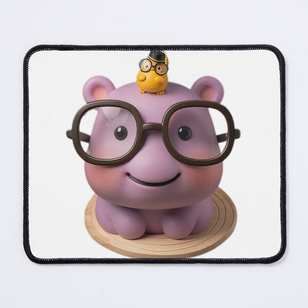 Item preview, Cute Hippo Graduation Figurine designed and sold by Agnisherl.