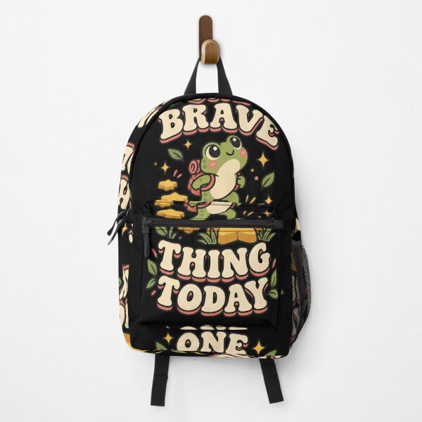 Item preview, One Brave Thing Today Cute Frog Tiny Steps Motivation designed and sold by Tharaazu.