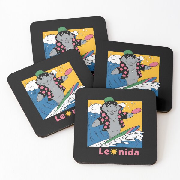 Item preview, leonida surfing shark hawaiian beach retro designed and sold by TroyEDavis8.