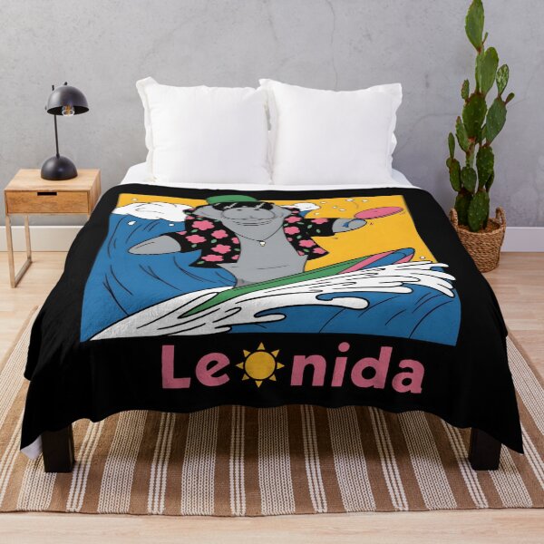 Item preview, leonida surfing shark hawaiian beach retro designed and sold by TroyEDavis8.
