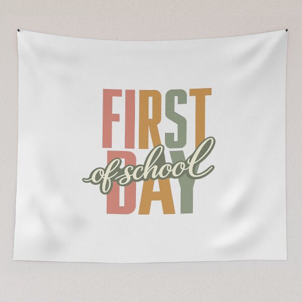 Item preview, Retro First Day of School  designed and sold by SON SON.