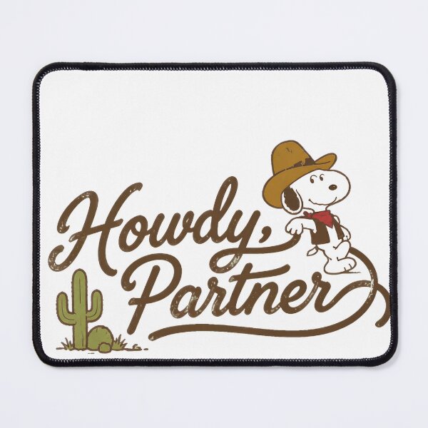 Item preview, Snoopy Howdy Partner Cowboy designed and sold by SKBlack.
