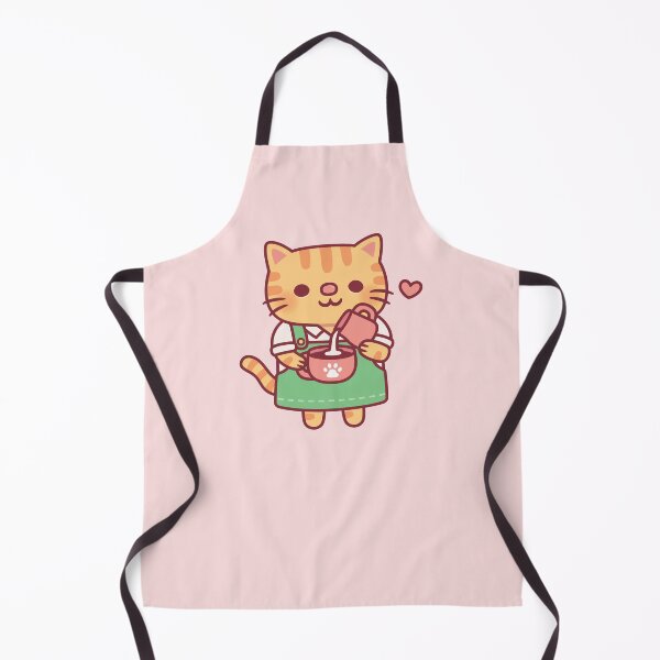 Item preview, Cute Ginger Cat Barista Making Coffee Latte Art designed and sold by rustydoodle.