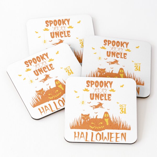Item preview, Spooky Uncle Halloween – Cute Pumpkin Ghost Halloween Design designed and sold by MOCH- ART.