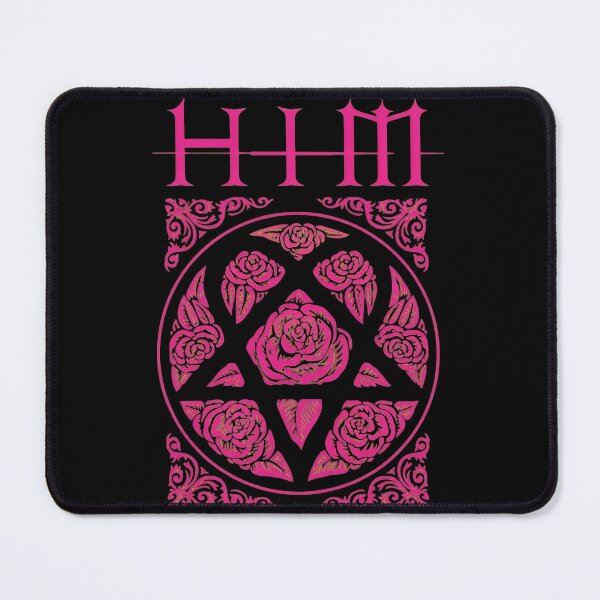 Item preview, HIM Band Logo Rose Pentagram designed and sold by GWARTUKSTORE.