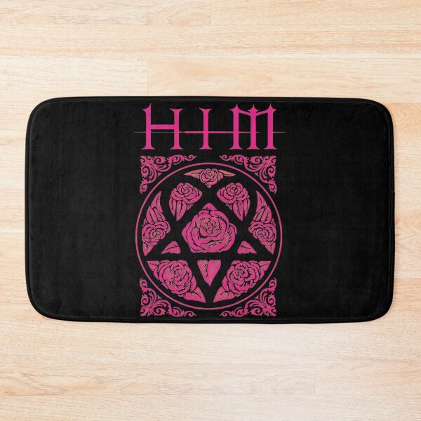 Item preview, HIM Band Logo Rose Pentagram designed and sold by GWARTUKSTORE.