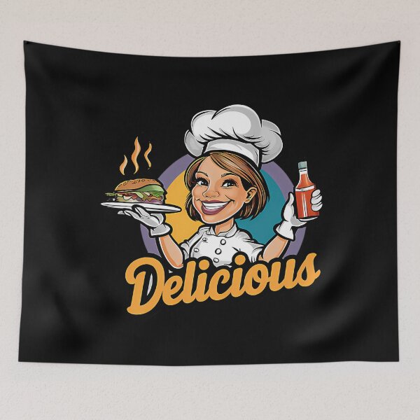 Item preview, Delicious Delights A Culinary Masterpiece designed and sold by JaciBaz.