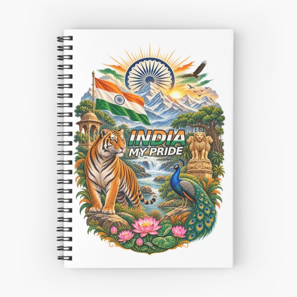 Item preview, India My Pride – Indian Culture & National Symbols Patriotic Art designed and sold by ArtsyExplorer.