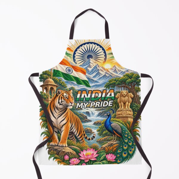 Item preview, India My Pride – Indian Culture & National Symbols Patriotic Art designed and sold by ArtsyExplorer.