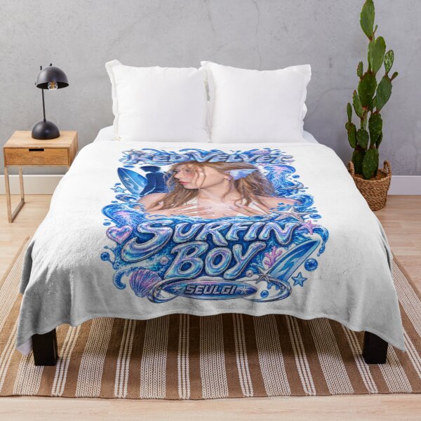 Aperçu de l'œuvre Surfin Boy Seulgi Red Velvet Bioluminescent créée et vendue par Valereekmerch.