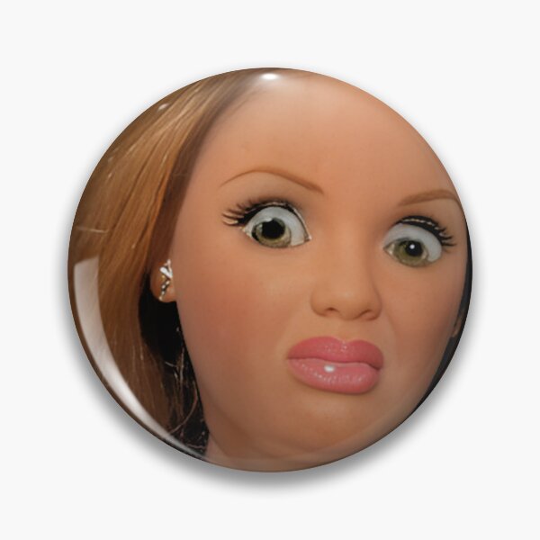 Item preview, Funny Doll Face Meme designed and sold by HRINGUR CLOTHES AND ACCESSORIES.