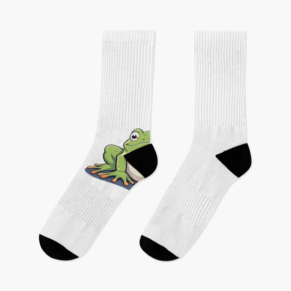 Item preview, Cute Cartoon Frog Sticker – Funny Kawaii Frog Art designed and sold by designerbhai009.