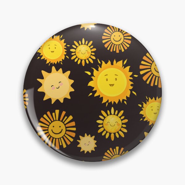 Item preview, Cute Smiley Suns Happy Sunshine Pattern Aesthetic designed and sold by NikBrin Prevail .