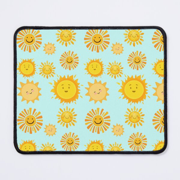 Item preview, Cute Smiley Suns Happy Sunshine Pattern Aesthetic designed and sold by NikBrin Prevail .