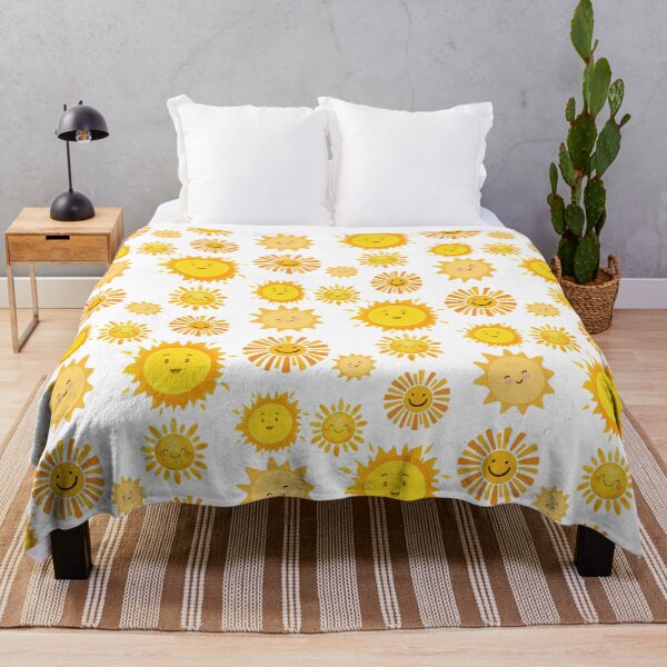 Item preview, Cute Smiley Suns Happy Sunshine Pattern Aesthetic designed and sold by NikBrin Prevail .