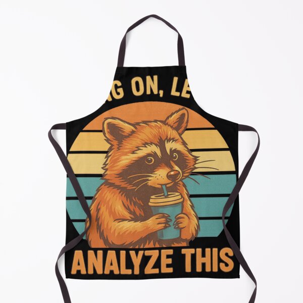 Item preview, Funny Overthinking Raccoon Hang On Let Me Analyze designed and sold by The Moth's Nest.