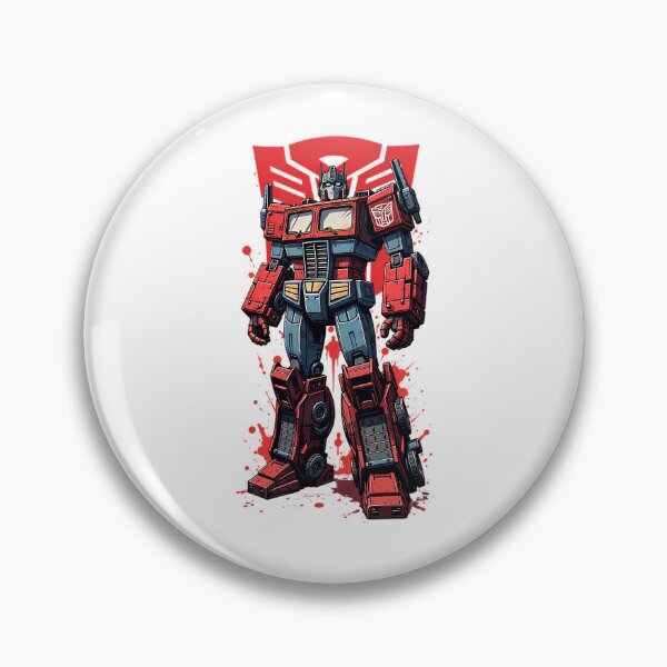 Item preview, Red And Blue Mechanical Leader Standing In Front Of Symbol designed and sold by DiliSnow.