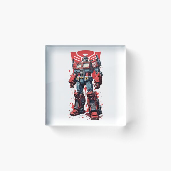 Item preview, Red And Blue Mechanical Leader Standing In Front Of Symbol designed and sold by DiliSnow.
