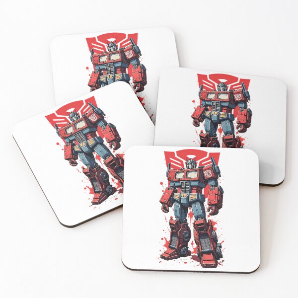 Item preview, Red And Blue Mechanical Leader Standing In Front Of Symbol designed and sold by DiliSnow.