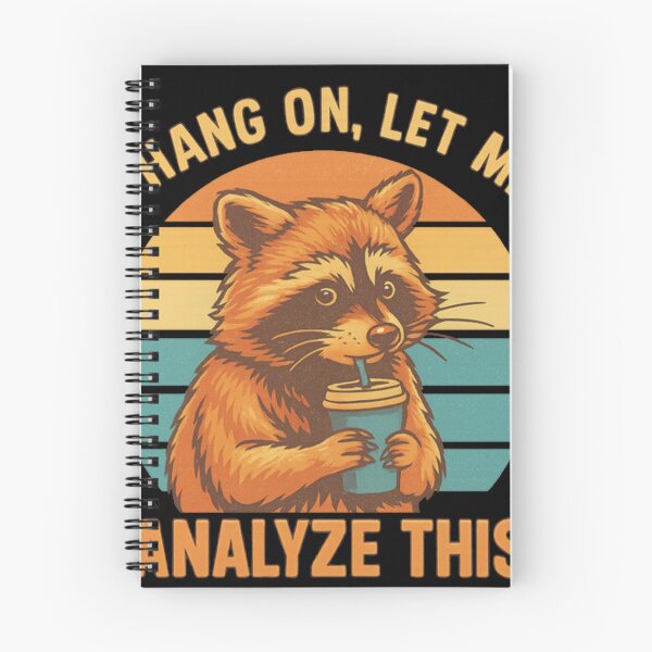 Item preview, Funny Overthinking Raccoon Hang On Let Me Analyze designed and sold by HRINGUR CLOTHES AND ACCESSORIES.