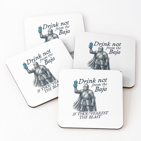 Item preview, Baja Blast Knight Medieval Meme designed and sold by roartusa.