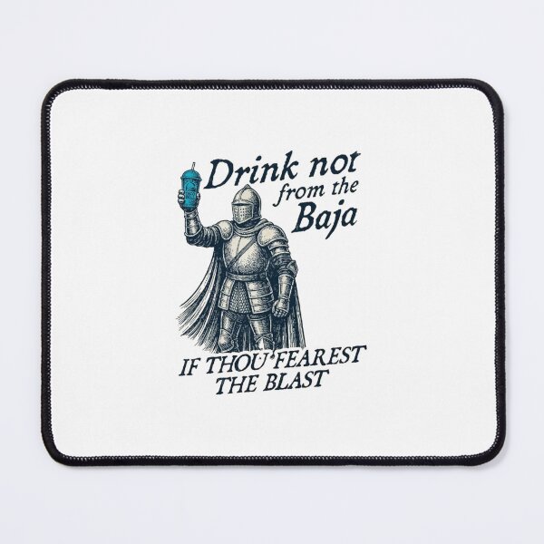 Item preview, Baja Blast Knight Medieval Meme designed and sold by roartusa.