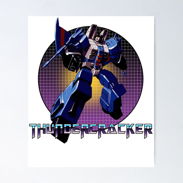 Item preview, Blue Cybernetic Fighter Jet Warrior Dynamic Pose designed and sold by DiliSnow.