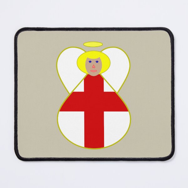 Item preview, English Flag Angel Blonde Hair Design designed and sold by AuntieShoe.