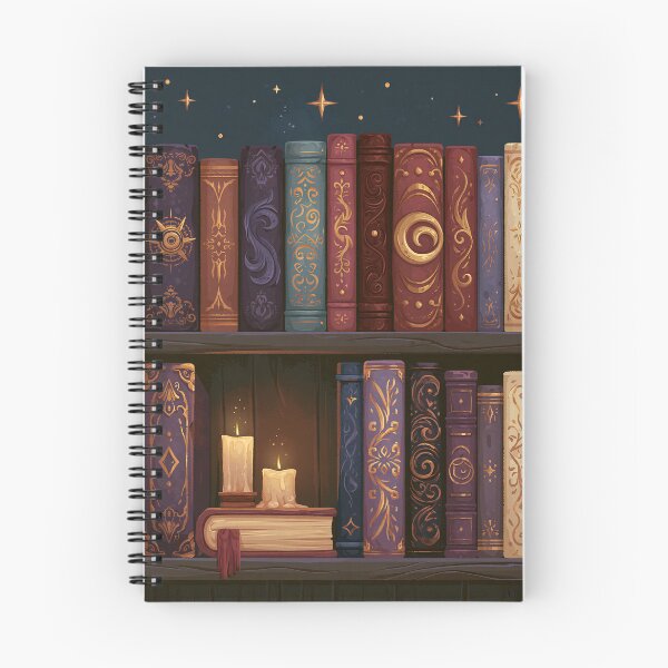 Item preview, Magical bookshelf with starry sky | Magic | Witchy designed and sold by Schmidsi.