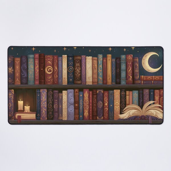 Item preview, Magical bookshelf with starry sky | Magic | Witchy designed and sold by Schmidsi.