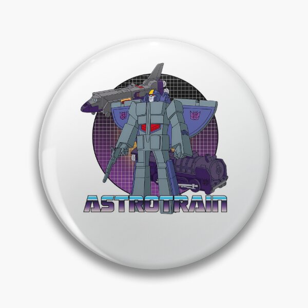 Item preview, Purple Cybernetic Shuttle Train Robot Standing On Grid Background designed and sold by DiliSnow.