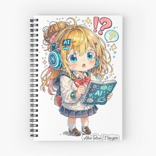 Item preview, Future Ai Anime Girl Aesthetic Kawaii Tech Student designed and sold by HRINGUR CLOTHES AND ACCESSORIES.