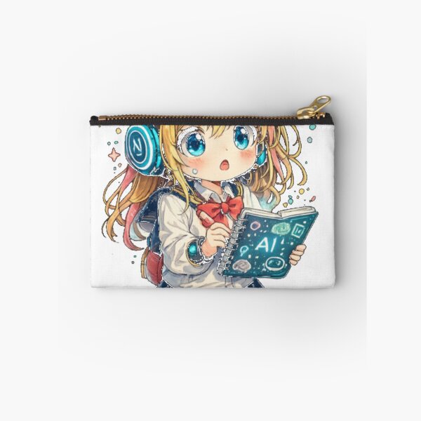 Item preview, Future Ai Anime Girl Aesthetic Kawaii Tech Student designed and sold by HRINGUR CLOTHES AND ACCESSORIES.