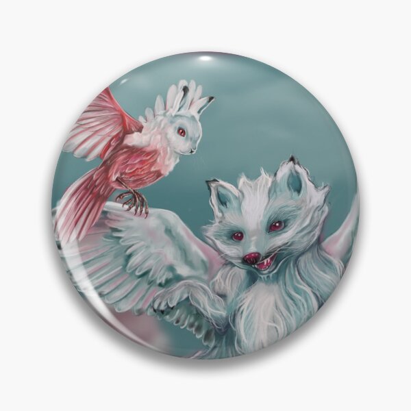 Item preview, Gevleugelde poolvos en gevleugeld konijn designed and sold by SaskiaFranken.