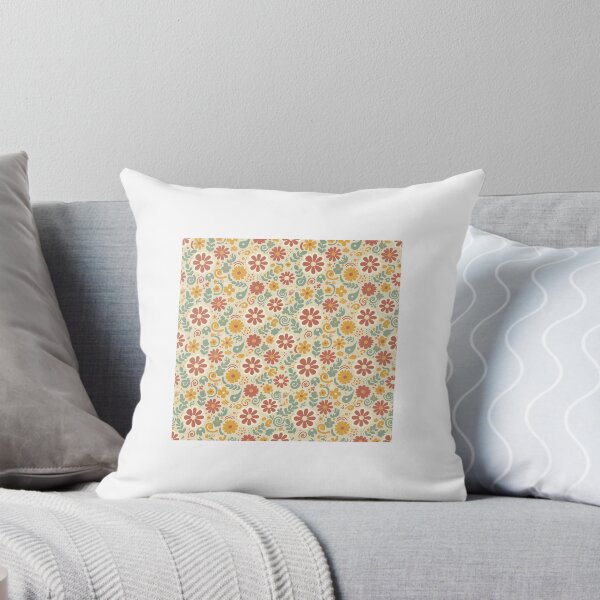 Item preview, Vintage Floral Pattern | Retro Folk Flower Seamless Design | Boho Botanical Pattern | Colorful Cottagecore Floral Art designed and sold by MixedMuse24.