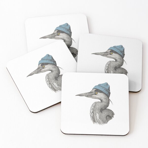 Item preview, Great Blue Heron Retro Bird Vintage designed and sold by roartusa.
