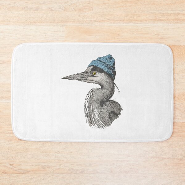 Item preview, Great Blue Heron Retro Bird Vintage designed and sold by roartusa.