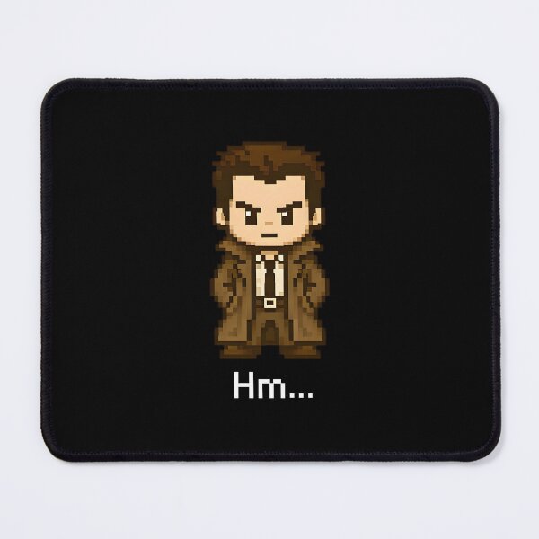 Item preview, Pixel Attitude Detective Hmm Text - Funny Retro Gamer Quote Design designed and sold by SlightlyUnreal.