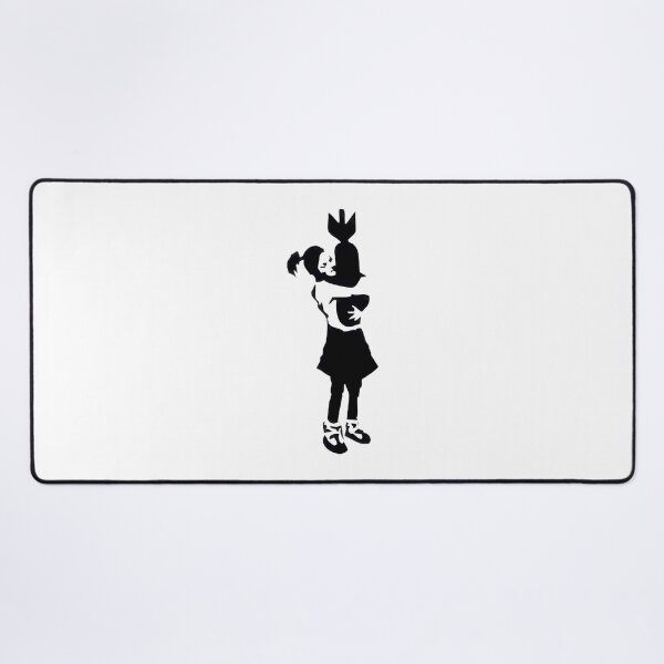Item preview, Peace Embrace: Girl & Bomb Art ⭐⭐⭐⭐⭐ designed and sold by kuzumia.