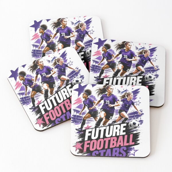 Item preview, Future Football Stars Women’s Soccer Inspirational Sports Design designed and sold by CKADigital.