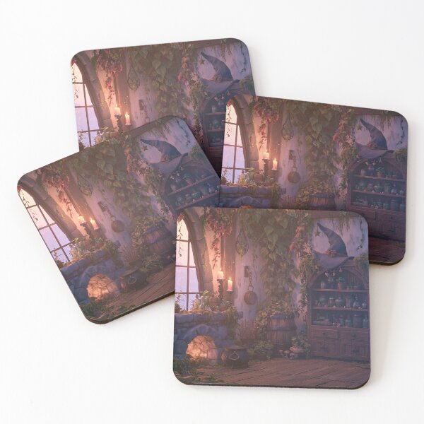 Item preview, Magical witch studio with plants and potions | Witchy | Wicca designed and sold by Schmidsi.
