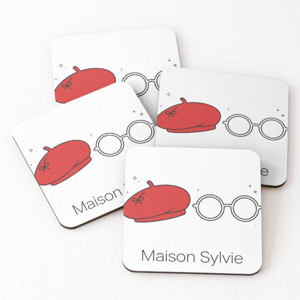 Item preview, Red Beret and Glasses - Maison Sylvie Minimalist Logo designed and sold by MAISON SYLVIE.