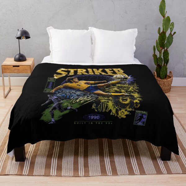 Item preview, Vintage Retro Soccer Striker T-Shirt | Football Graphic Gift designed and sold by Bhinfy.