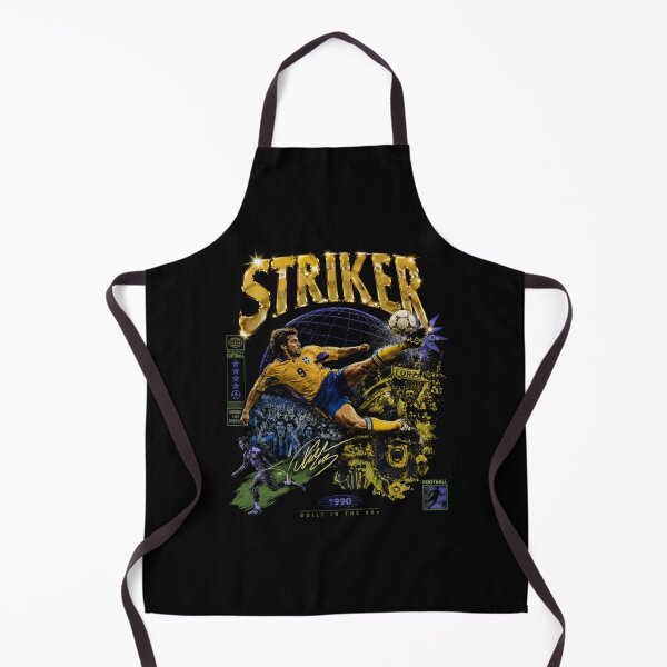 Item preview, Vintage Retro Soccer Striker T-Shirt | Football Graphic Gift designed and sold by Bhinfy.