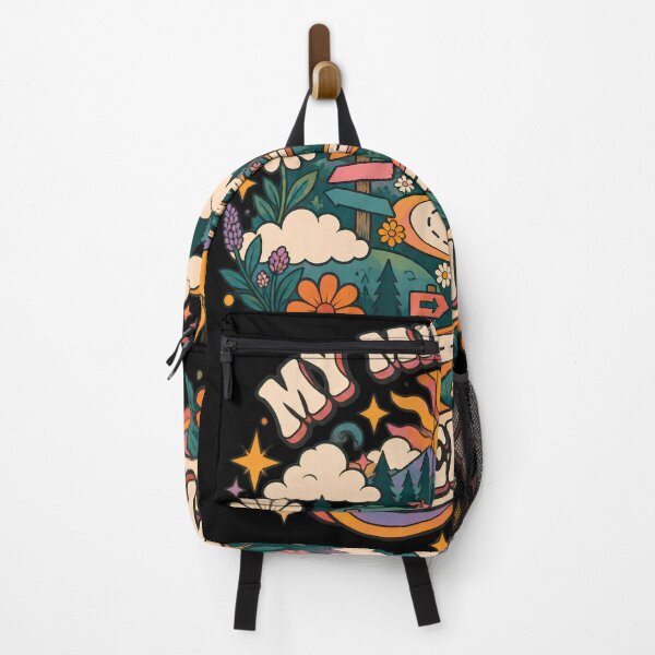 Item preview, My Mind Took the Scenic Route Retro ADHD Nature Art designed and sold by Tharaazu.
