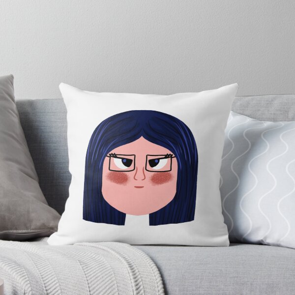 Item preview, Woman In Glasses Cartoon Funny Angry Female Avatar Art designed and sold by FiaARTROOMa.