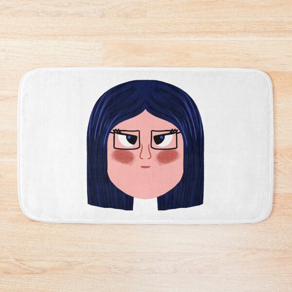 Item preview, Woman In Glasses Cartoon Funny Angry Female Avatar Art designed and sold by FiaARTROOMa.